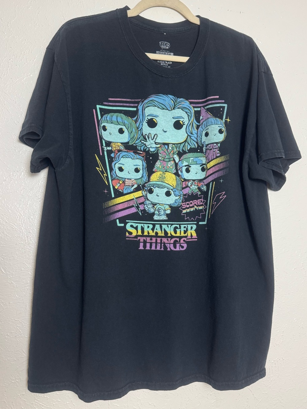 Stranger Things Poster Pop Figure Art T